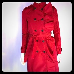 Red double breasted Valentino Coat